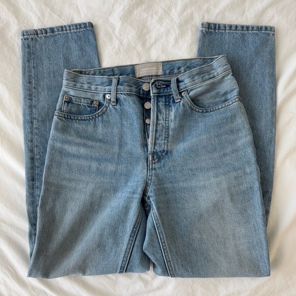 Everlane High Rise Cheeky Straight Jean